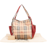 Burberry Smoked Check Canterbury Hobo Shoulder Bag