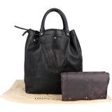 Louis Vuitton Noir Tobago Leather T & B Globe Cabas Handbag