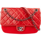 Chanel Quilted Aged Calfskin Paris - Salzburg Single Flap Crossbody Bag