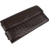 Bottega Veneta Intrecciato Leather Continental Flap Wallet