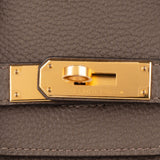 Hermès Taupe Togo Leather Birkin 35 Handbag