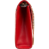 Yves Saint Laurent Grain De Poudre Leather Envelope Crossbody Bag