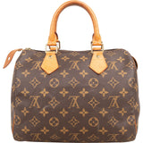 Louis Vuitton Monogram Canvas Speedy 25 Handbag