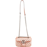 Gucci Quilted Sequin GG Marmont Small Crossbody Bag