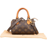 Louis Vuitton Monogram Canvas Mini Speedy Crossbody Handbag