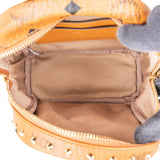 MCM Monogram Visetos Stark Studded Mini Backpack