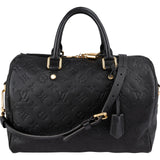 Louis Vuitton Monogram Empreinte Leather Speedy 30 Bandoulière Handbag