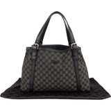 Gucci Monogram GG Buckle Tote Shoulder Bag