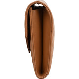 Saint Laurent Grain de Poudre Leather Clutch