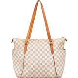 [🔄️B07 / F39] Louis Vuitton Monogram Damier Azur Totally MM Shoulder Bag - vintageandkickz