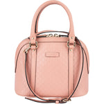 Gucci Microguccissima Leather Small Dome Satchel Handbag - vintageandkickz