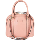 Gucci Microguccissima Leather Small Dome Satchel Handbag - vintageandkickz