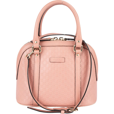 Gucci Microguccissima Leather Small Dome Satchel Handbag - vintageandkickz