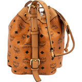 MCM Monogram Visetos Drawstring Dessau Crossbody Bag