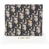 Christian Dior Oblique Trotter Monogram Jacquard Bifold Card Holder Wallet
