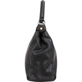 Fendi Black Leather Medium Peekaboo Handbag