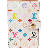 Louis Vuitton Monogram Multicolor Murakami Canvas Card Holder Adress Book Cover