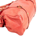 Miu Miu Vitello Lux Leather Bow Satchel Handbag