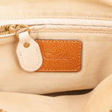 Chloé Brown Grained Leather Paraty Handbag