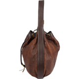 Gucci Guccissima Leather Drawstring Interlocking G Tassel Hobo Shoulder Bag