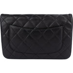 Chanel Quilted Lambskin Wallet On Chain Crossbody Bag - vintageandkickz