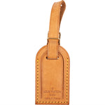 [🔄️B10 / F36] Louis Vuitton Vachetta Leather Luggage Tag - vintageandkickz