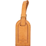 [🔄️B10 / F36] Louis Vuitton Vachetta Leather Luggage Tag - vintageandkickz