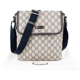 Gucci Monogram GG Supreme Canvas Messenger Crossbody Bag