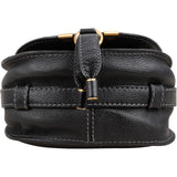 Chloé Grained Calfskin Marcie Small Saddle Crossbody Bag