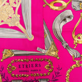 Hermès Etriers Silk 90 Scarf Tuch