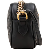 Gucci Matelassé Leather GG Marmont Mini Camera Crossbody Bag