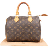 Louis Vuitton Monogram Canvas Speedy 25 Handbag