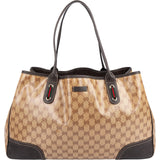 Gucci Monogram GG Crystal Princy Tote Shoulder Bag