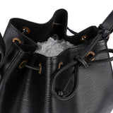 Louis Vuitton Noir Epi Leather Sac Noé Petit Shoulder Bag