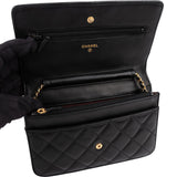 Chanel Quilted Lambskin Wallet On Chain Crossbody Bag