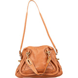 Chloé Grained Leather Paraty Shoulder Handbag