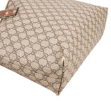 Gucci Monogram GG Supreme Canvas Web Tote Handbag