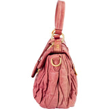 Miu Miu Matelassé Vitello Lux Leather Small Coffer Handbag