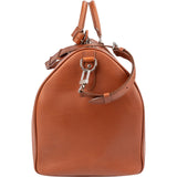 Louis Vuitton Brown Calfskin Leather Nomad Keepall 55 Bandoulière Travel Bag