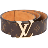 Louis Vuitton Monogram Canvas Pyramide LV Initials Belt (90 / 36) M9608