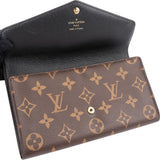 Louis Vuitton Canvas Monogram Giant Reverse Sarah Wallet