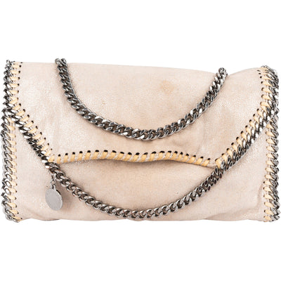 Stella McCartney Shaggy Falabella Fold Over Flap Crossbody Bag