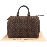 Louis Vuitton Monogram Mini Lin Speedy 30 Handbag