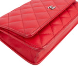 Chanel Quilted Caviar Leather CC Wallet On Chain Crossbody Bag