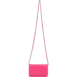 Chanel Quilted Caviar Leather Wallet on Chain Crossbody Bag