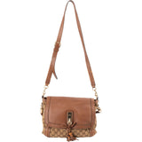 Gucci Monogram GG Canvas Bella Flap Handbag