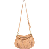 Miu Miu Matelassé Nappa Leather Hobo Handbag - vintageandkickz