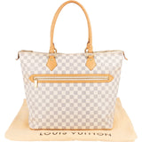 Louis Vuitton Monogram Damier Azur Saleya GM Shoulder Bag