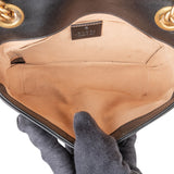 Gucci Chevron Matelassé Leather GG Marmont Small Shoulder Crossbody Bag