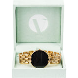 Christian Dior Gold Tone Black Moon 47 154-2Watch